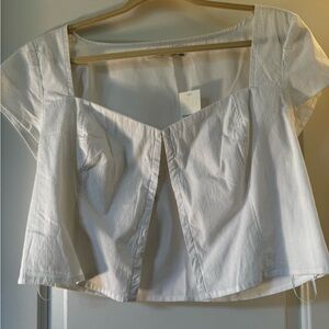 Abercrombie & Fitch Hook and Eye Closure Top